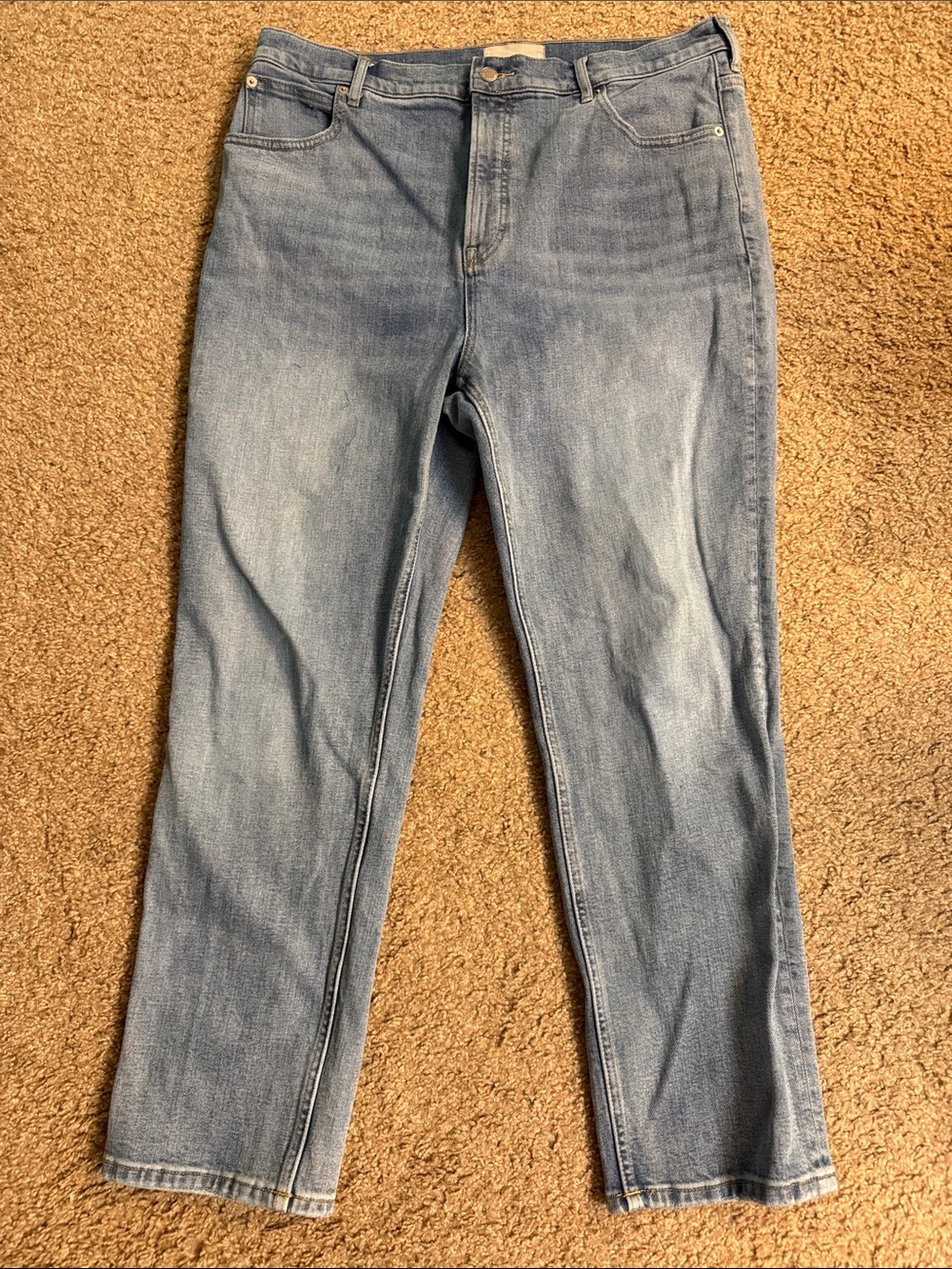 Everlane Way High Slim Jeans Light Blue